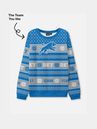 Custom Detroit Logo Football Sweatshirt Eleven Oasis