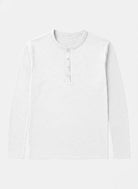 Men's Cotton Henley Long Sleeve Shirt ElevenOasis