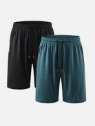 Men's Relaxed Fit Drawstring Athletic Shorts Eleven Oasis