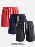 Men's Washed Cotton Drawstring Shorts ElevenOasis