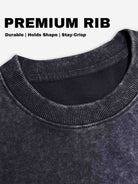 Men's Washed Vintage Crewneck Sweatshirt Eleven Oasis