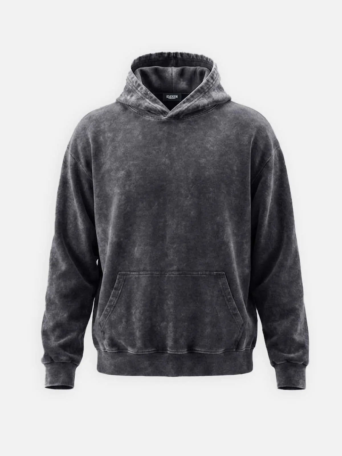 Men's Vintage Washed Cotton Hoodie ElevenOasis