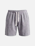 Men's Washed Cotton Drawstring Shorts ElevenOasis