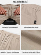 Tall Men's Relaxed Rayon Blend Straight Leg Pants Eleven Oasis