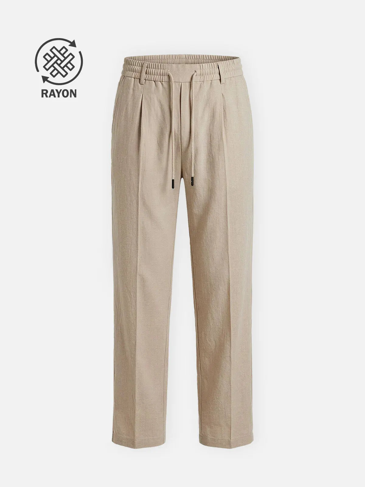 Tall Men's Relaxed Rayon Blend Straight Leg Pants Eleven Oasis