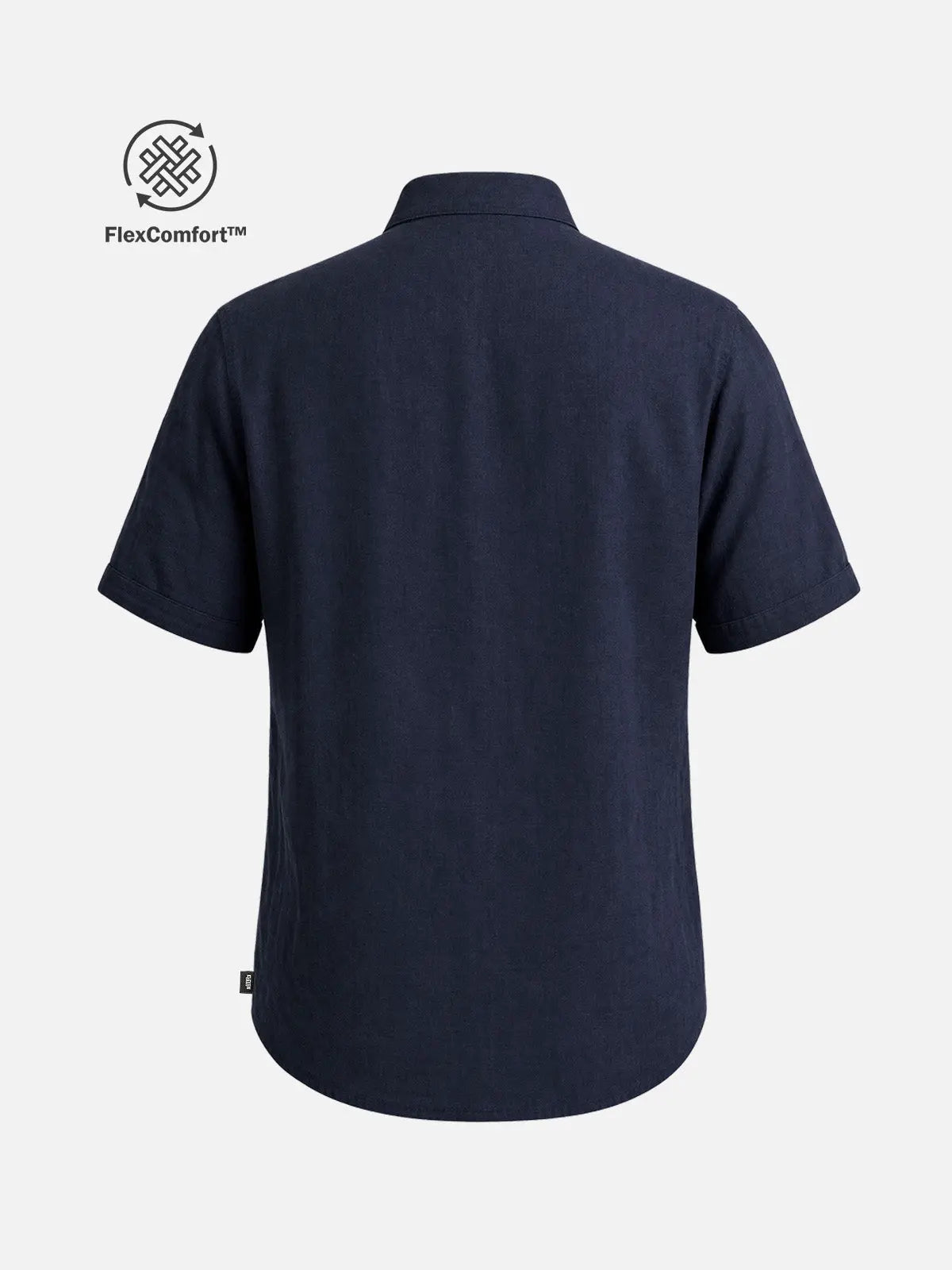 Tall Men's FlexComfort™ Classic Short Sleeve Shirt Eleven Oasis