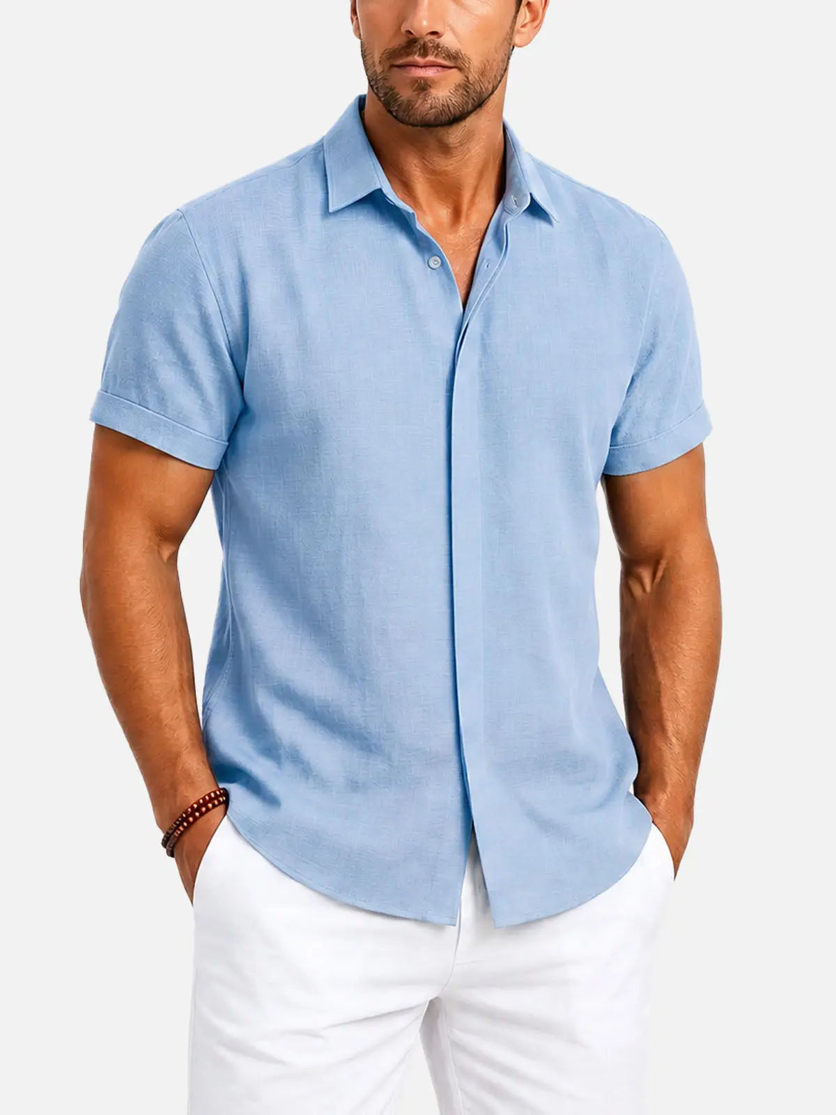 Men's FlexComfort™ Classic Short Sleeve Shirt ElevenOasis