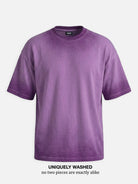 Men's Washed Gradient Crew Neck T-Shirt ElevenOasis