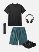 Men's Relaxed Fit Drawstring Athletic Shorts ElevenOasis