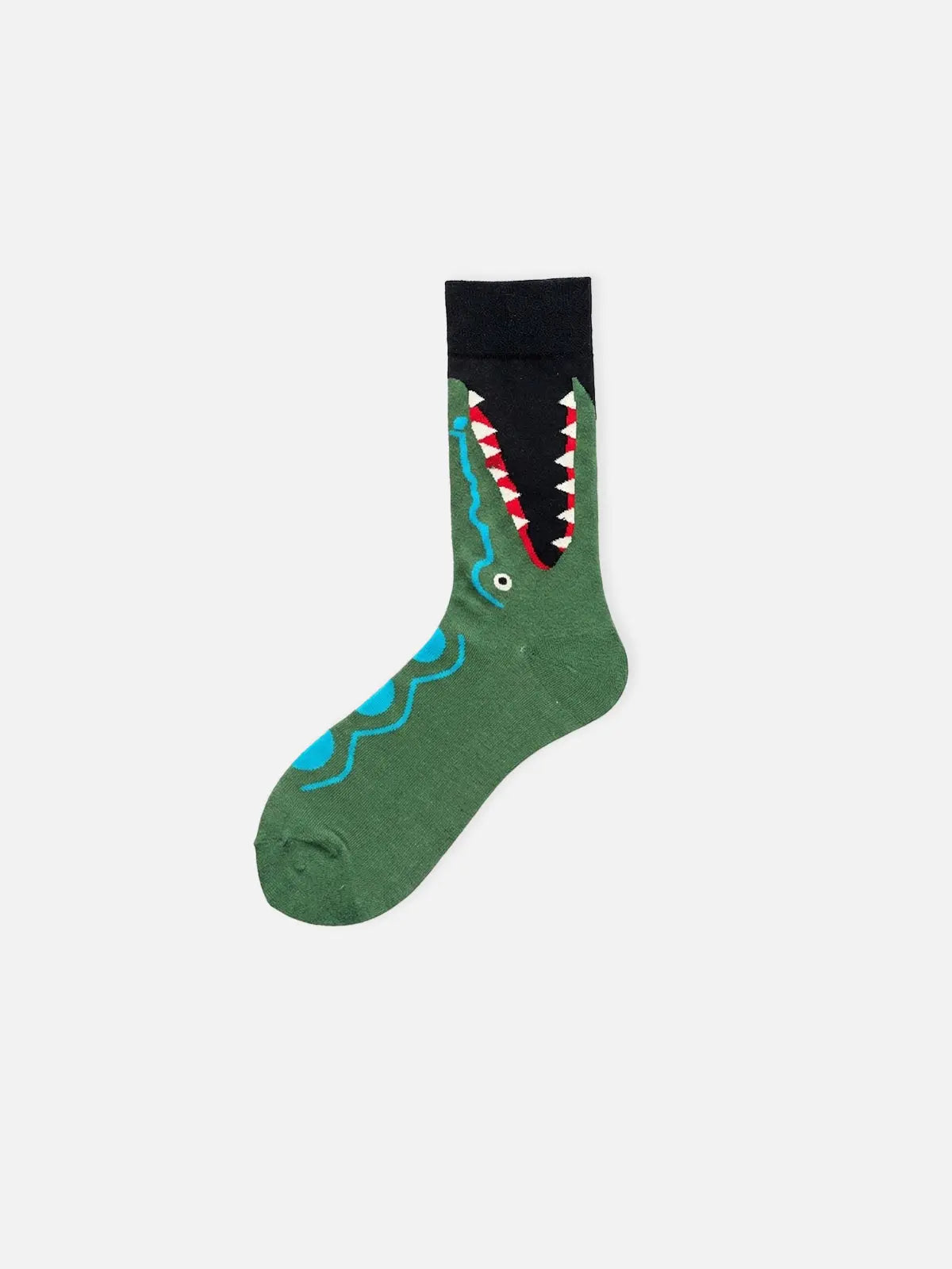 Men's Ocean Pattern Crew Socks Eleven Oasis