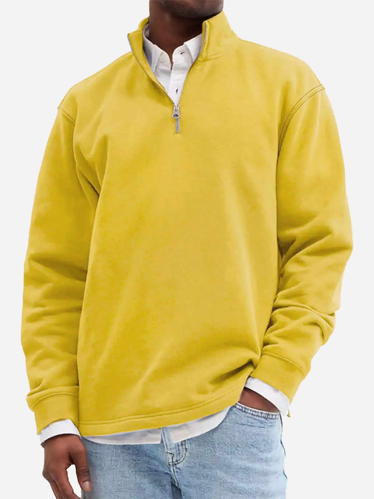 Men's Quarter-Zip Sweatshirt ElevenOasis