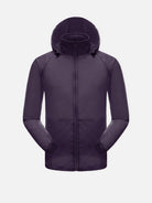 Men's Slim Fit Packable Hooded Outdoor Jacket Eleven Oasis