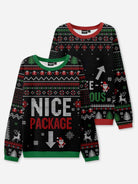 Nice Package & Tree-Mendous Couples Ugly Christmas Sweaters 