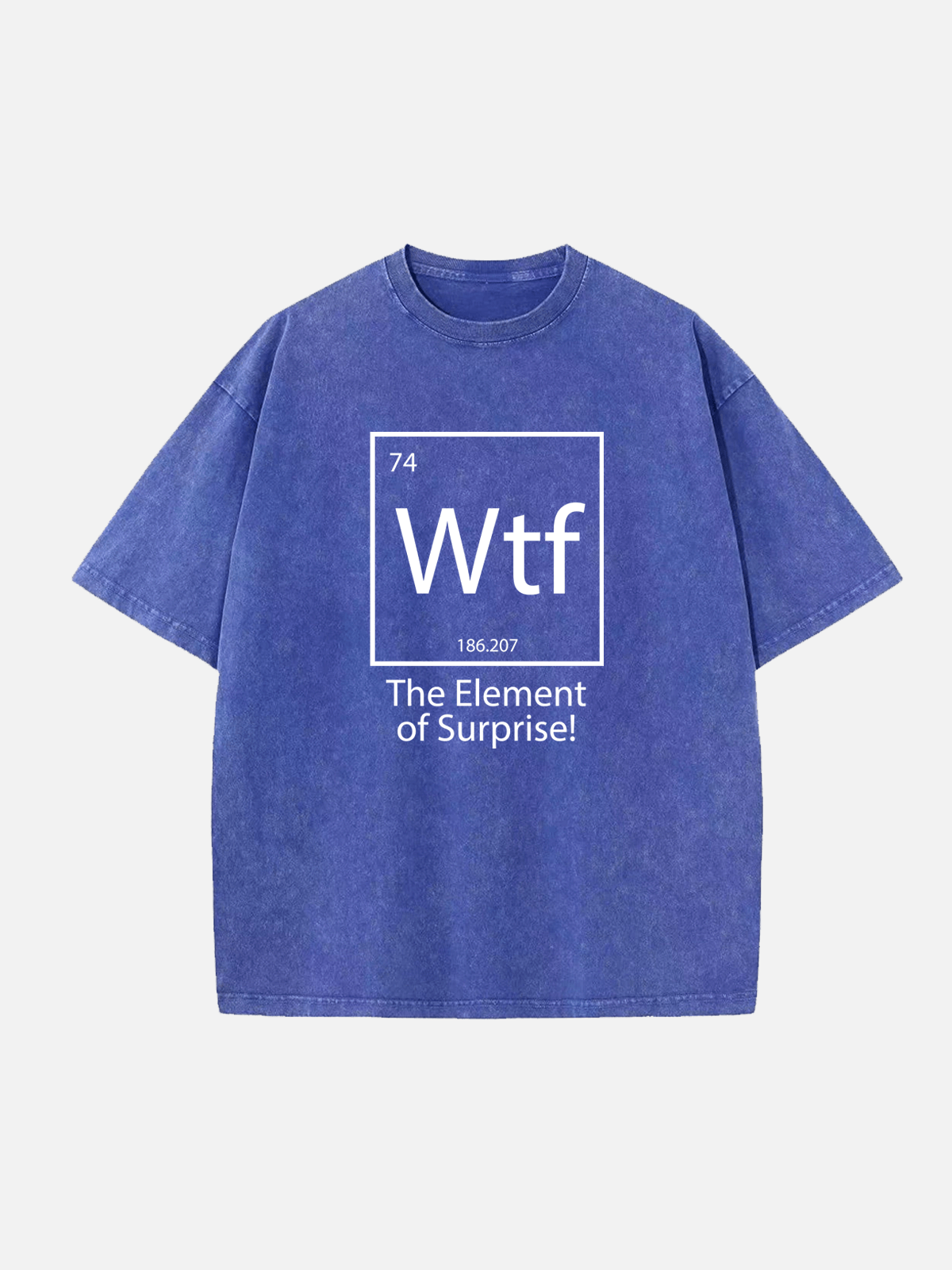 WTF Element of Surprise Acid Wash Cotton T-Shirt Eleven Oasis
