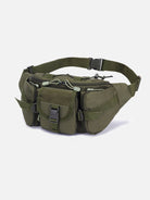 Multi-Pocket Tactical Waist Bag Eleven Oasis