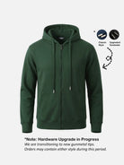 Men's Classic Cotton Zip-Up Hoodie Eleven Oasis