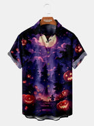 Men's Purple Pumpkin Trail Short Sleeve Shirt Eleven Oasis