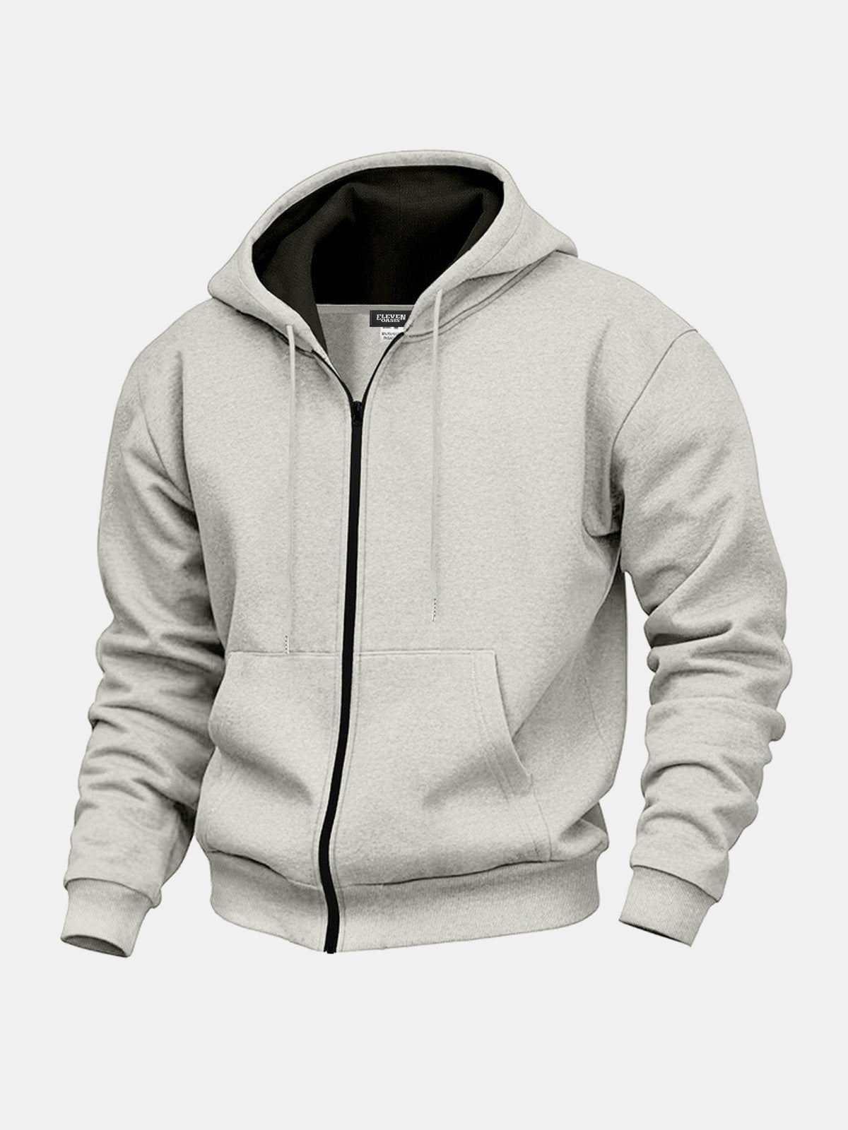 Men's Classic Everyday Zip-Up Hoodie Eleven Oasis