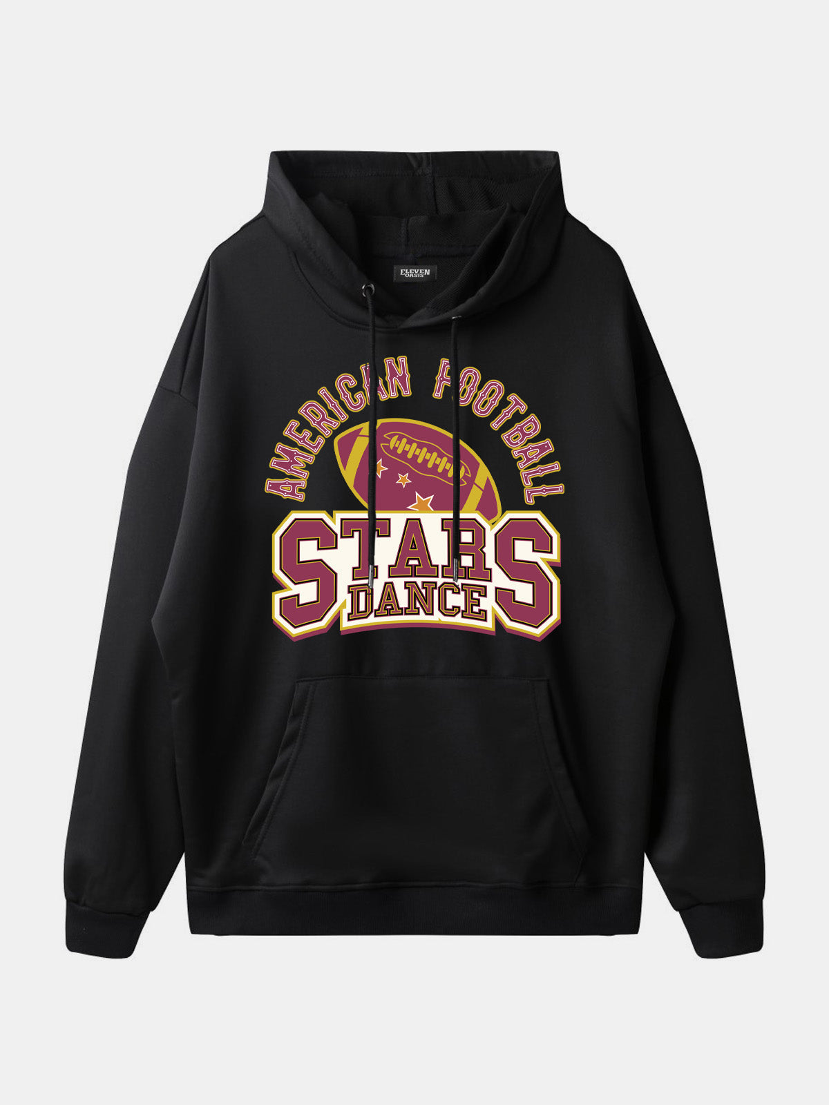 American Football Stars Dance Graphic Hoodie Eleven Oasis
