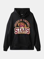 American Football Stars Dance Graphic Hoodie Eleven Oasis