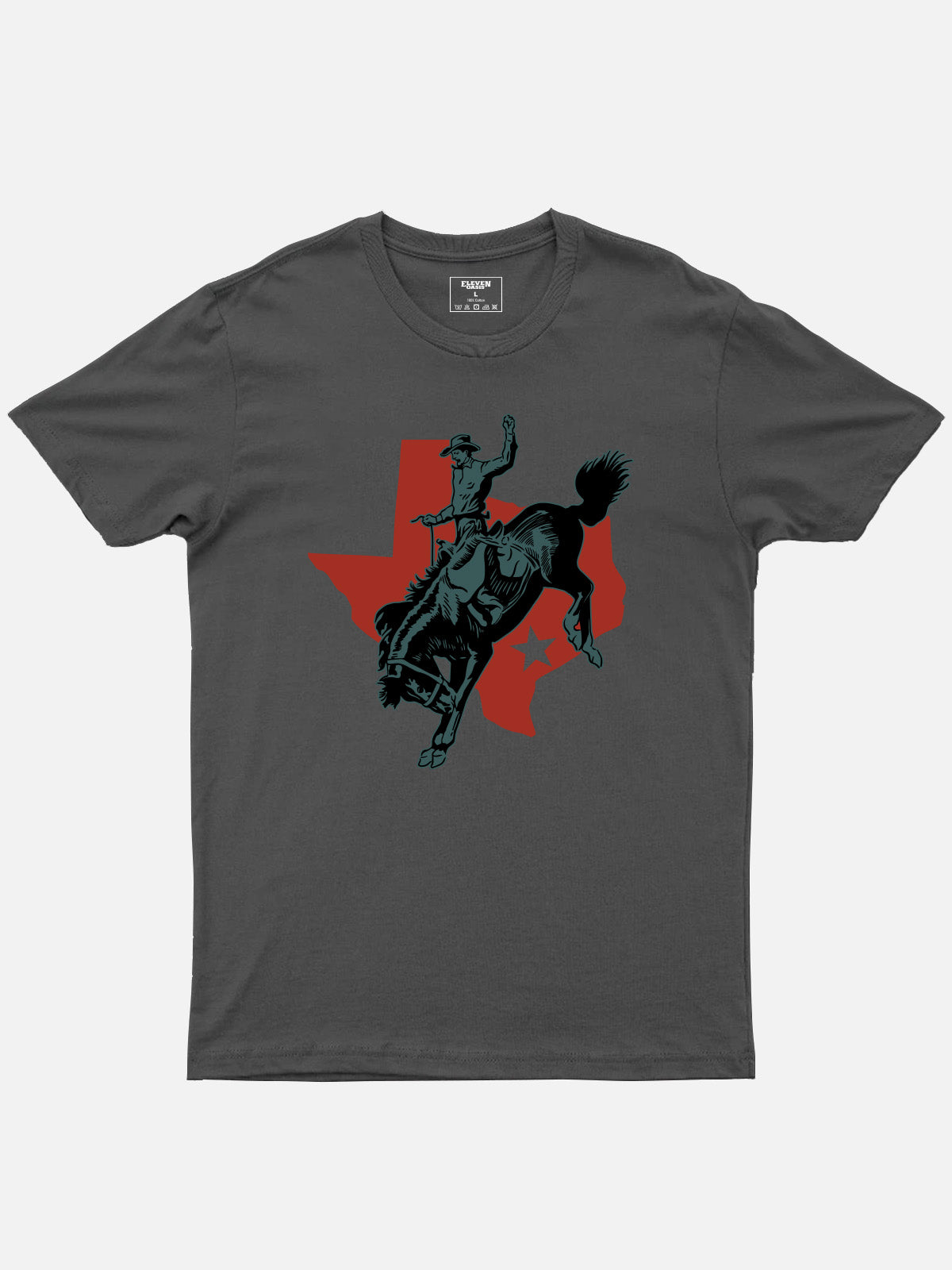 Texas Rodeo Rider Cotton T-Shirt Eleven Oasis