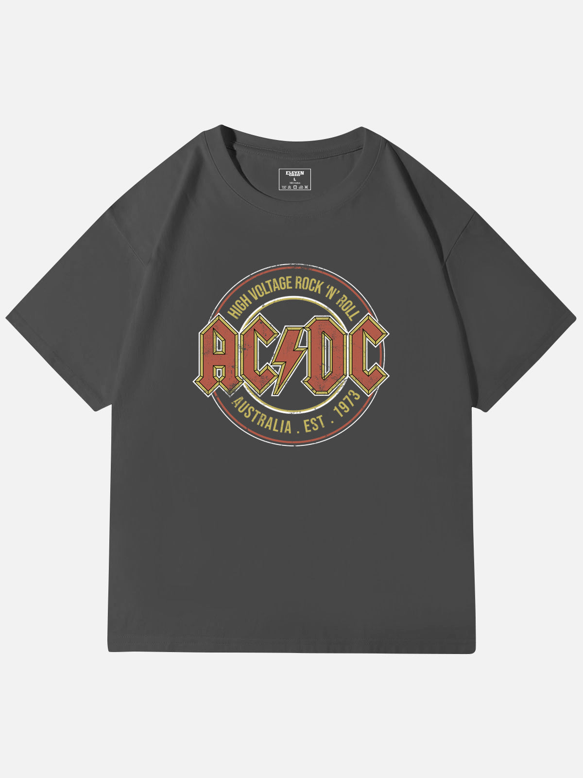 AC/DC High Voltage Vintage Band Cotton T-Shirt Eleven Oasis