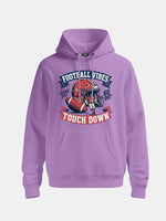Football Vibes Touchdown Graphic Hoodie Eleven Oasis