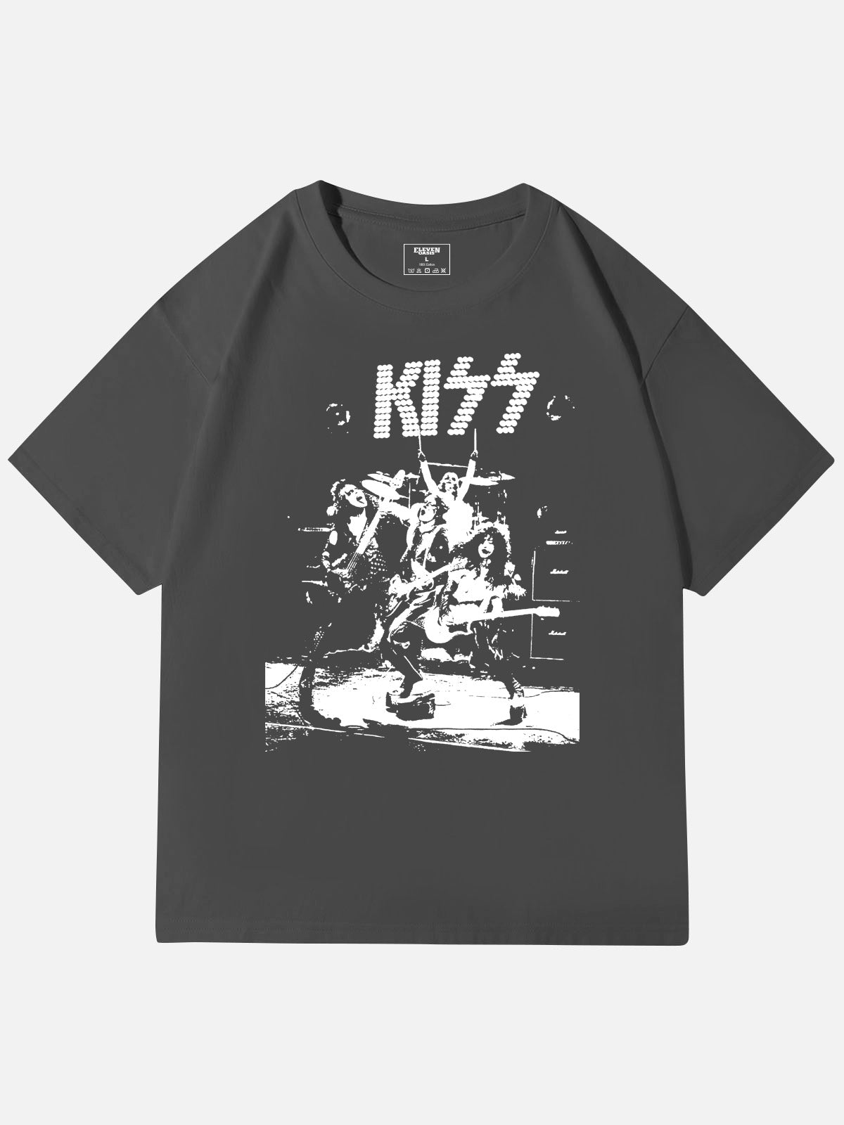 KISS Vintage Concert Band Cotton T-Shirt Eleven Oasis