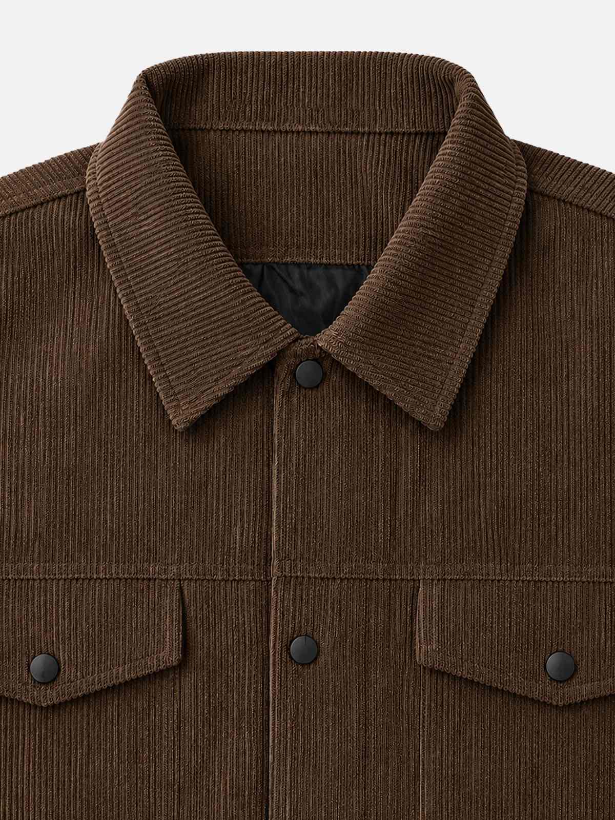 Men's Vintage Corduroy Relaxed Fit Jacket ElevenOasis
