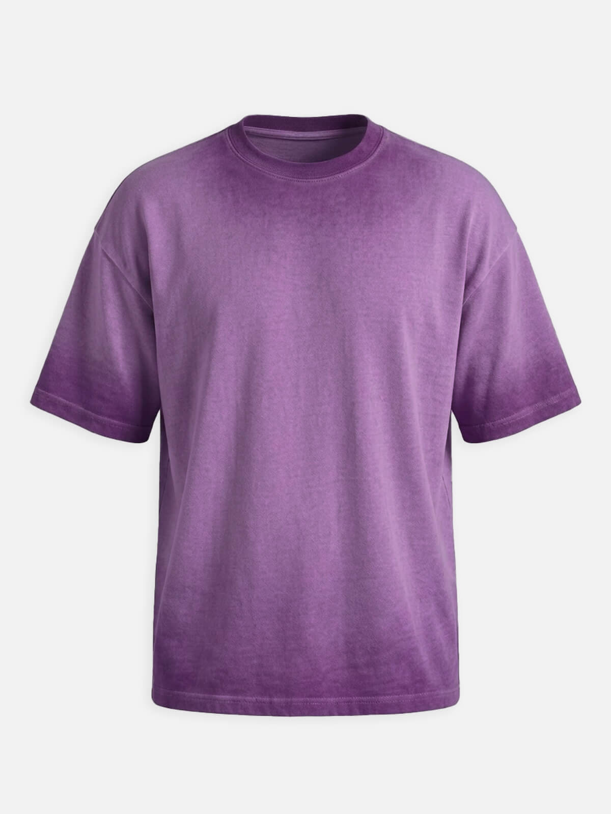 Men's Washed Gradient Crew Neck T-Shirt Eleven Oasis