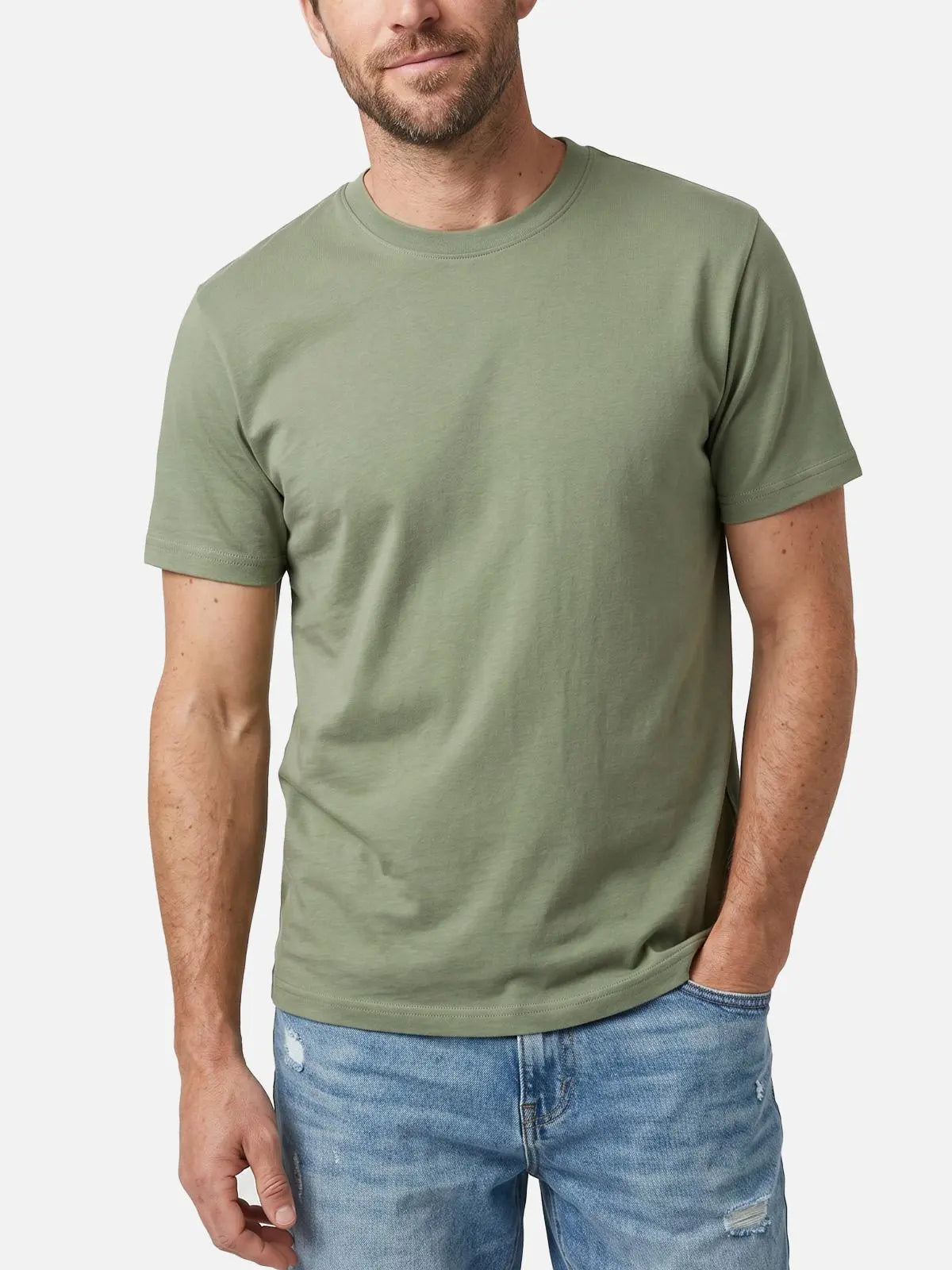 Men's Slim Fit Sorona Cool-Touch Crew Neck T-Shirt Eleven Oasis