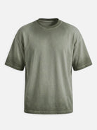 Men's Washed Gradient Crew Neck T-Shirt Eleven Oasis