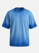Men's Washed Gradient Crew Neck T-Shirt Eleven Oasis