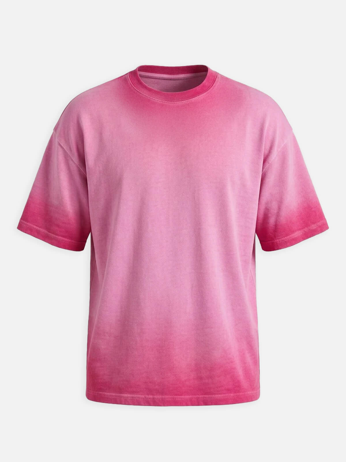 Men's Washed Gradient Crew Neck T-Shirt Eleven Oasis