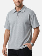 Men's Classic Solid Short Sleeve Polo Shirt Eleven Oasis