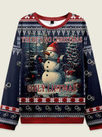 There's No Christmas Only Liftmas Ugly Christmas Sweater Eleven Oasis