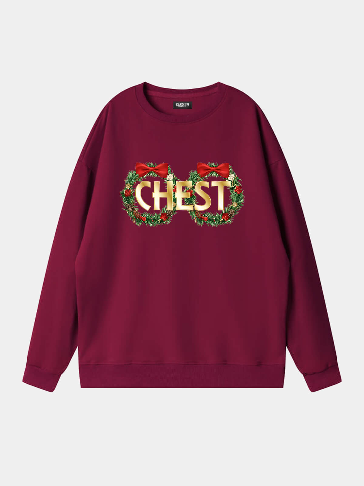 Chest / Nuts Classic Christmas Sweatshirts (Sold Individually) Eleven Oasis