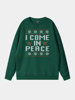 Peace / I Come In Peace Classic Christmas Sweatshirts (Sold Individually) Eleven Oasis