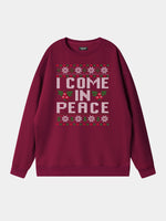 Peace / I Come In Peace Classic Christmas Sweatshirts (Sold Individually) Eleven Oasis