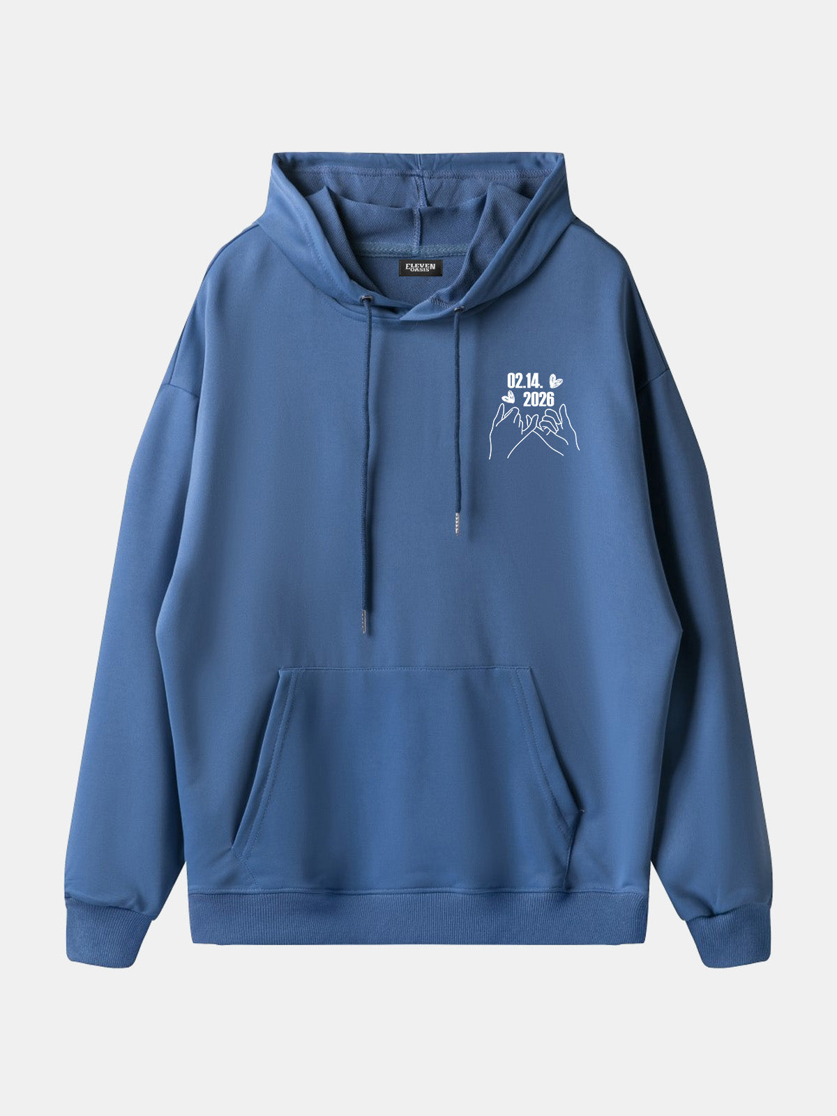 Custom Date Memory Hoodie Eleven Oasis
