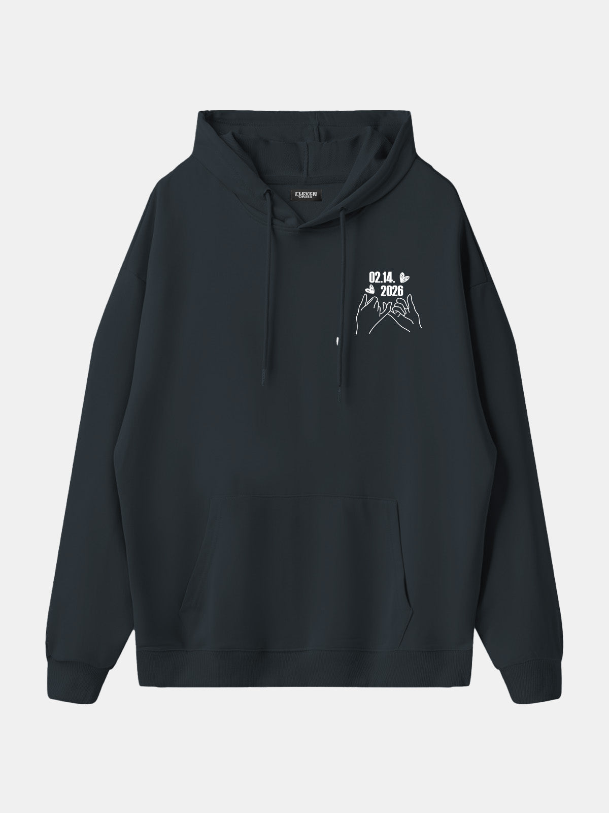 Custom Date Memory Hoodie Eleven Oasis