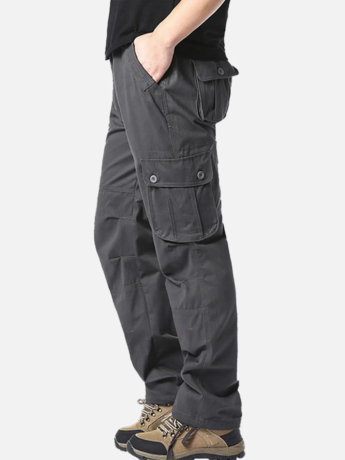 Men's Multi-Pocket Work Cargo Pants - Eleven Oasis Men's Multi-Pocket Work Cargo Pants - Eleven Oasis