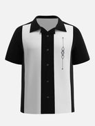 Men's Classic Diamond Panel Short Sleeve Shirt ElevenOasis