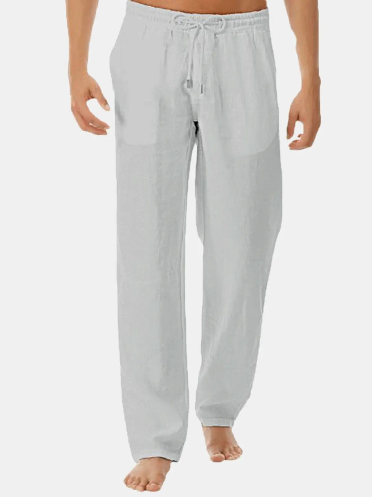 Men's Solid Color Casual Long Pants ElevenOasis