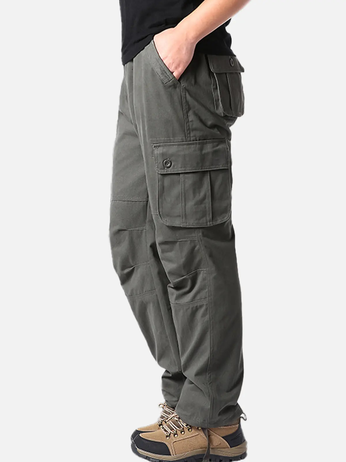 Men's Multi-Pocket Work Cargo Pants Eleven Oasis