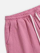 Men's Casual Textured Slim Fit Short Sleeve Shirt and Shorts Set Eleven Oasis