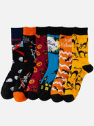 Halloween Pattern Crew Socks Eleven Oasis