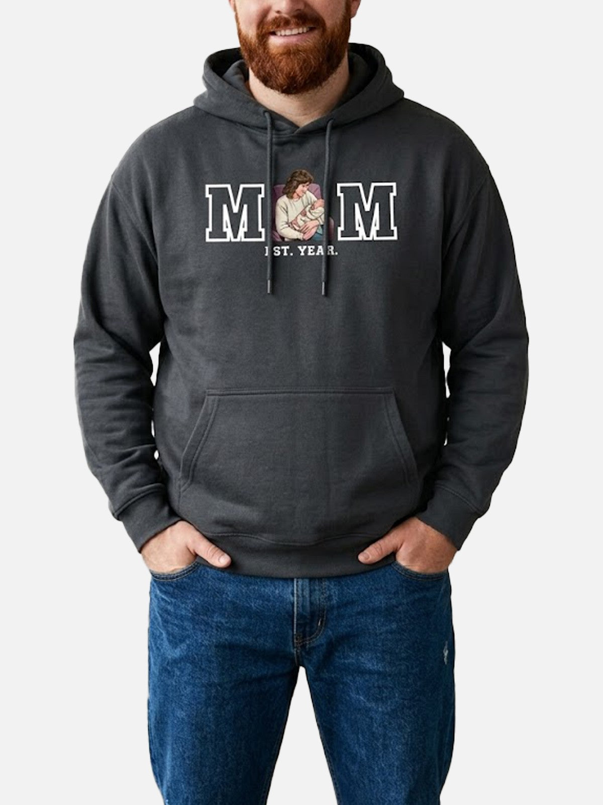 Custom Mom Illustration Hoodie Eleven Oasis