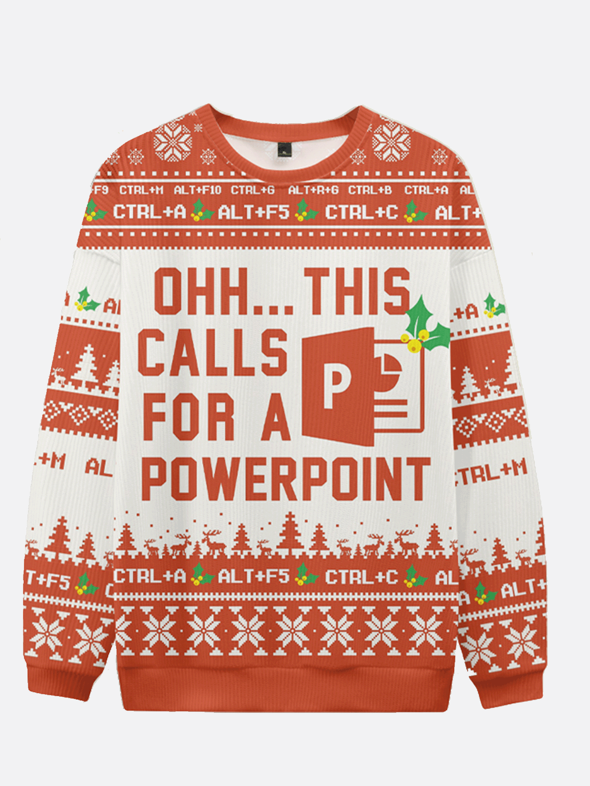 Ugly Christmas Sweater Spreadsheet Excel Spreadsheet Sweatshirt Eleven Oasis