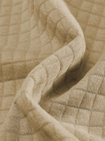 Men's Quilted Elbow Patch Mock Neck Pullover Eleven Oasis